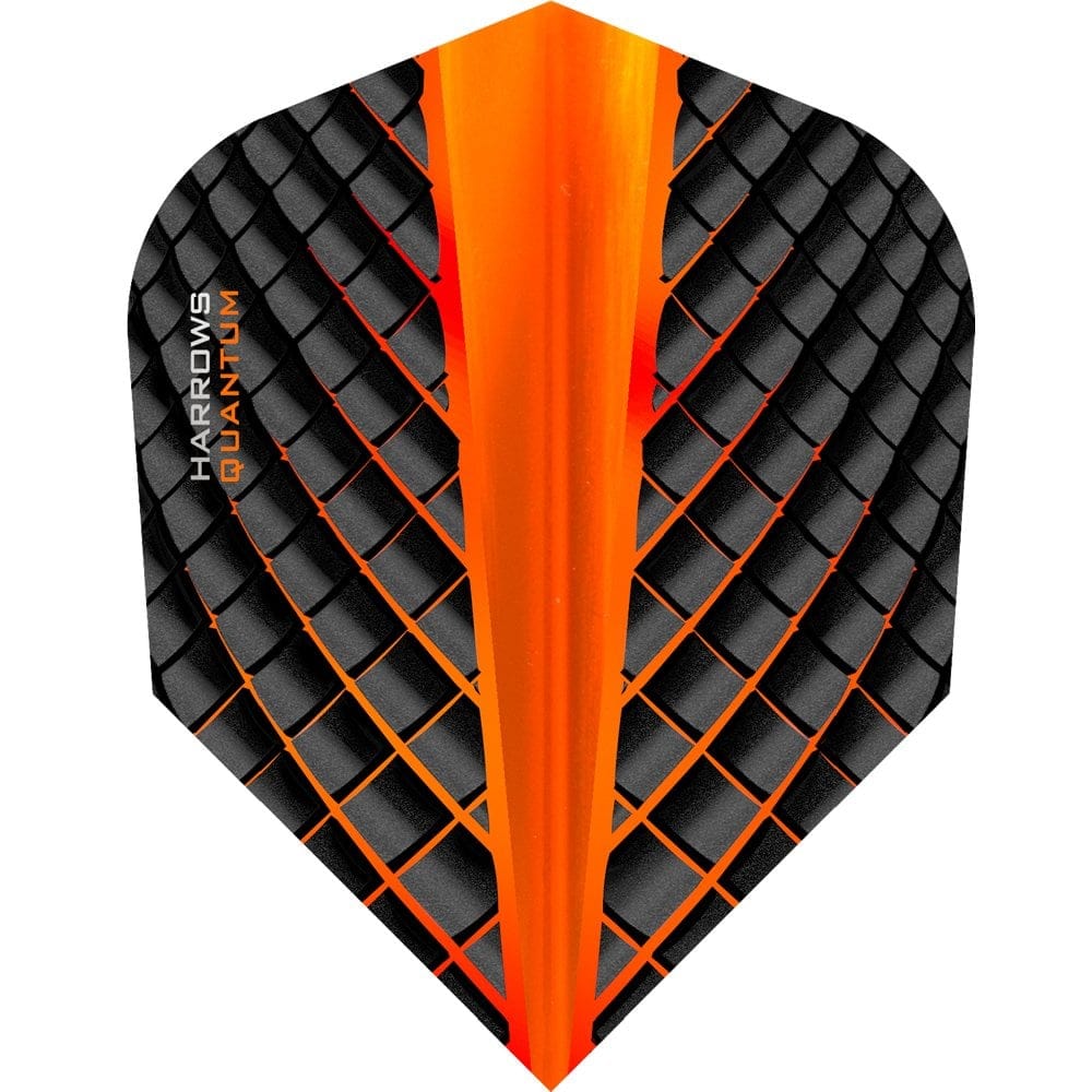 Harrows Quantum Dart Flights - 3D Effect - 100 Micron - Std Orange