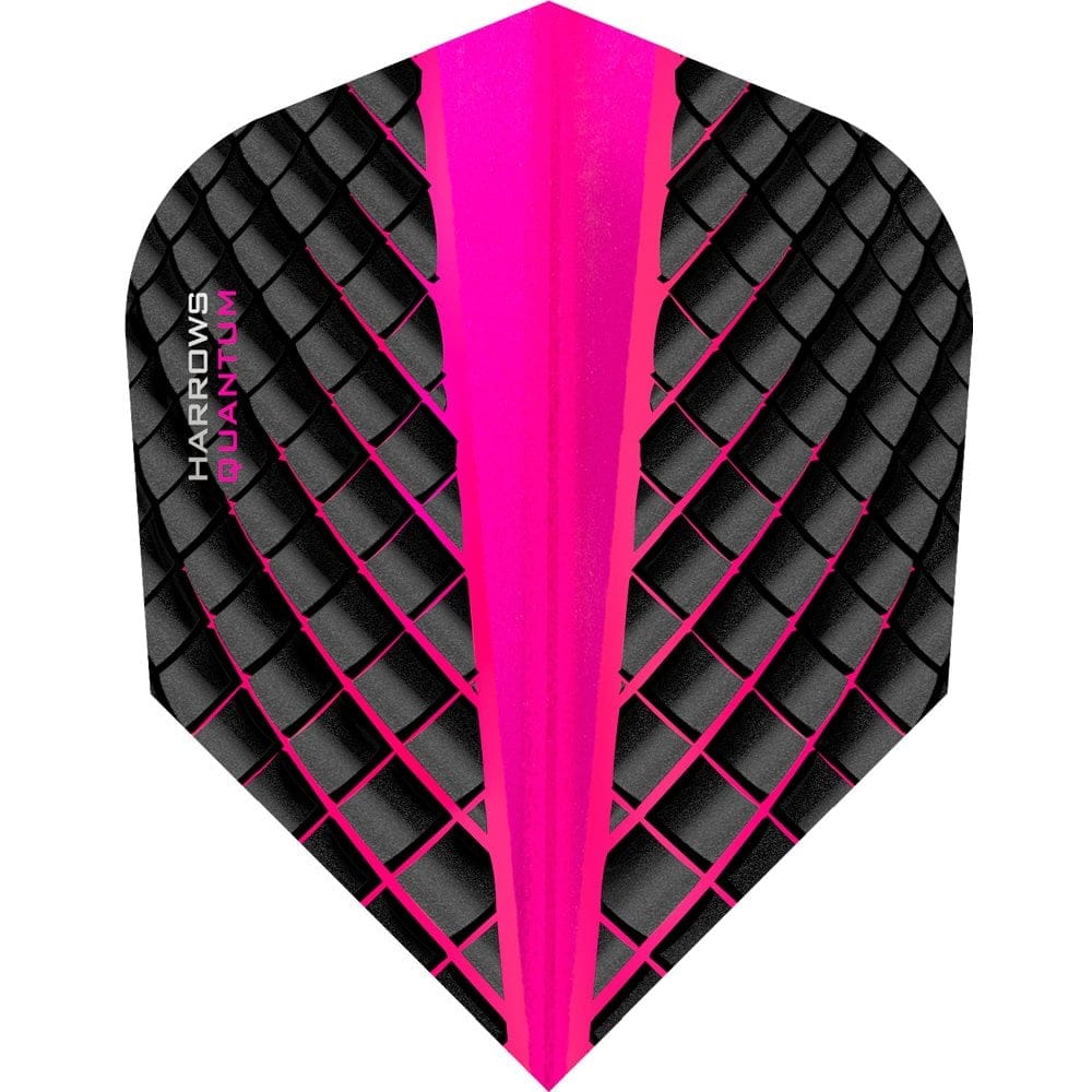 Harrows Quantum Dart Flights - 3D Effect - 100 Micron - Std Pink