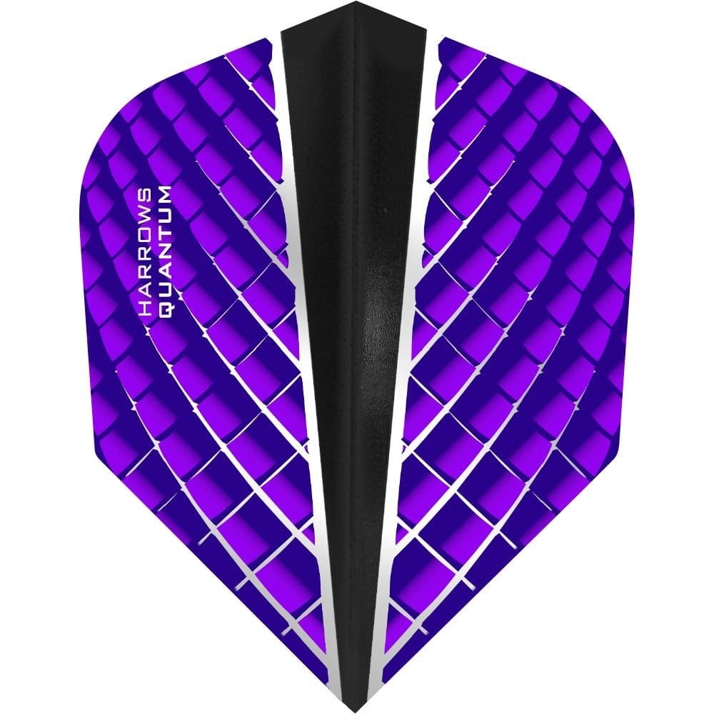 Harrows Quantum X Dart Flights - 100 Micron - Std Purple