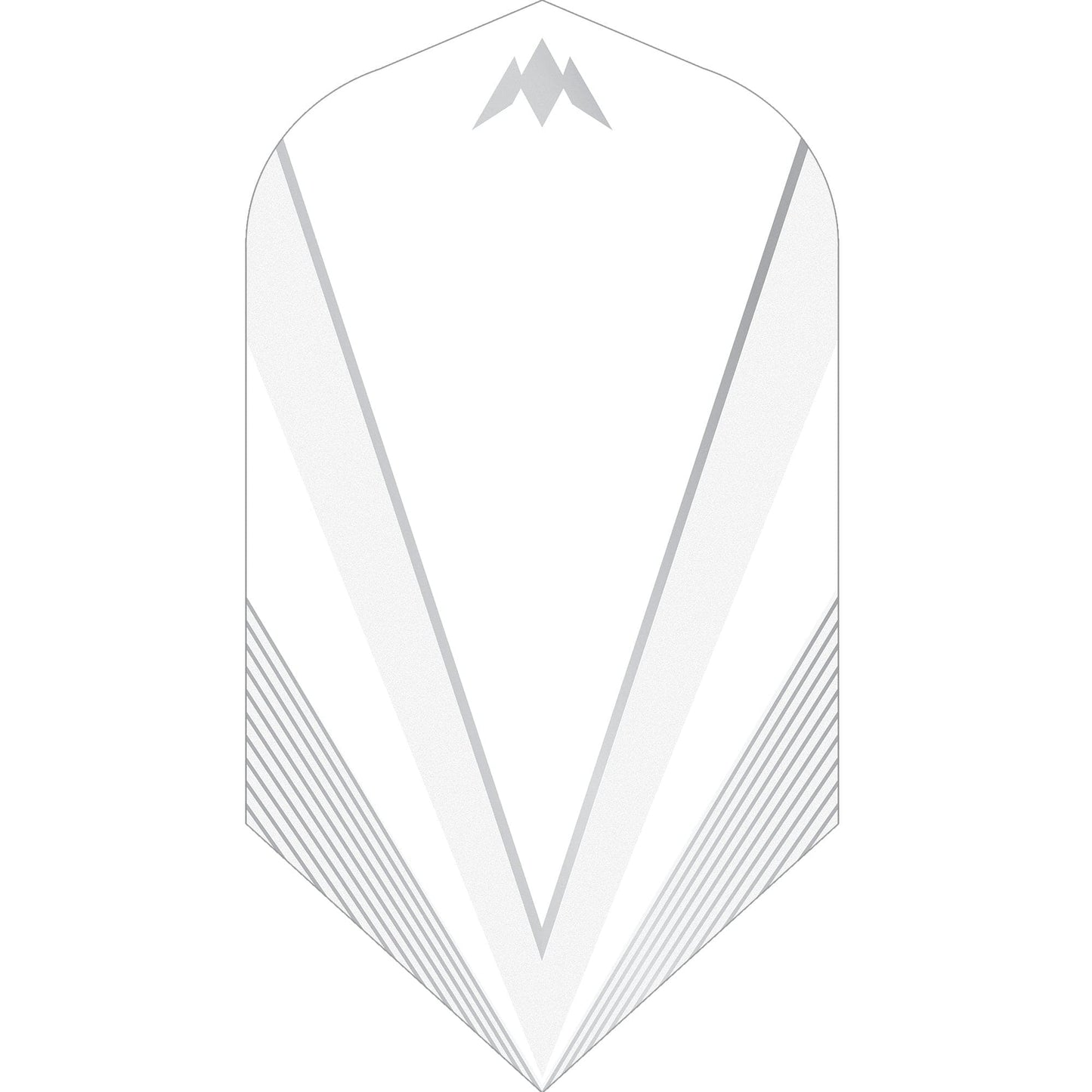 Mission Shades Dart Flights - 100 Micron - Slim White