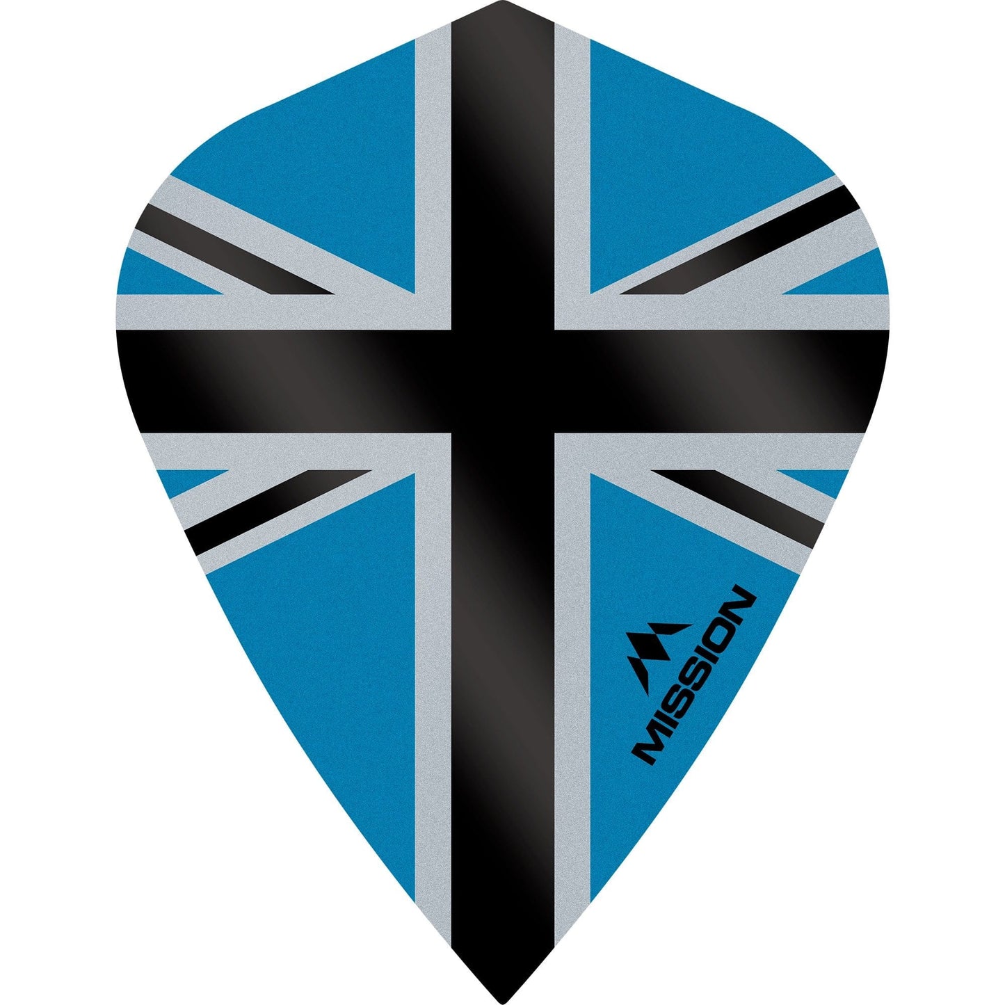 *Mission Alliance-X Union Jack Dart Flights - Kite Blue Black
