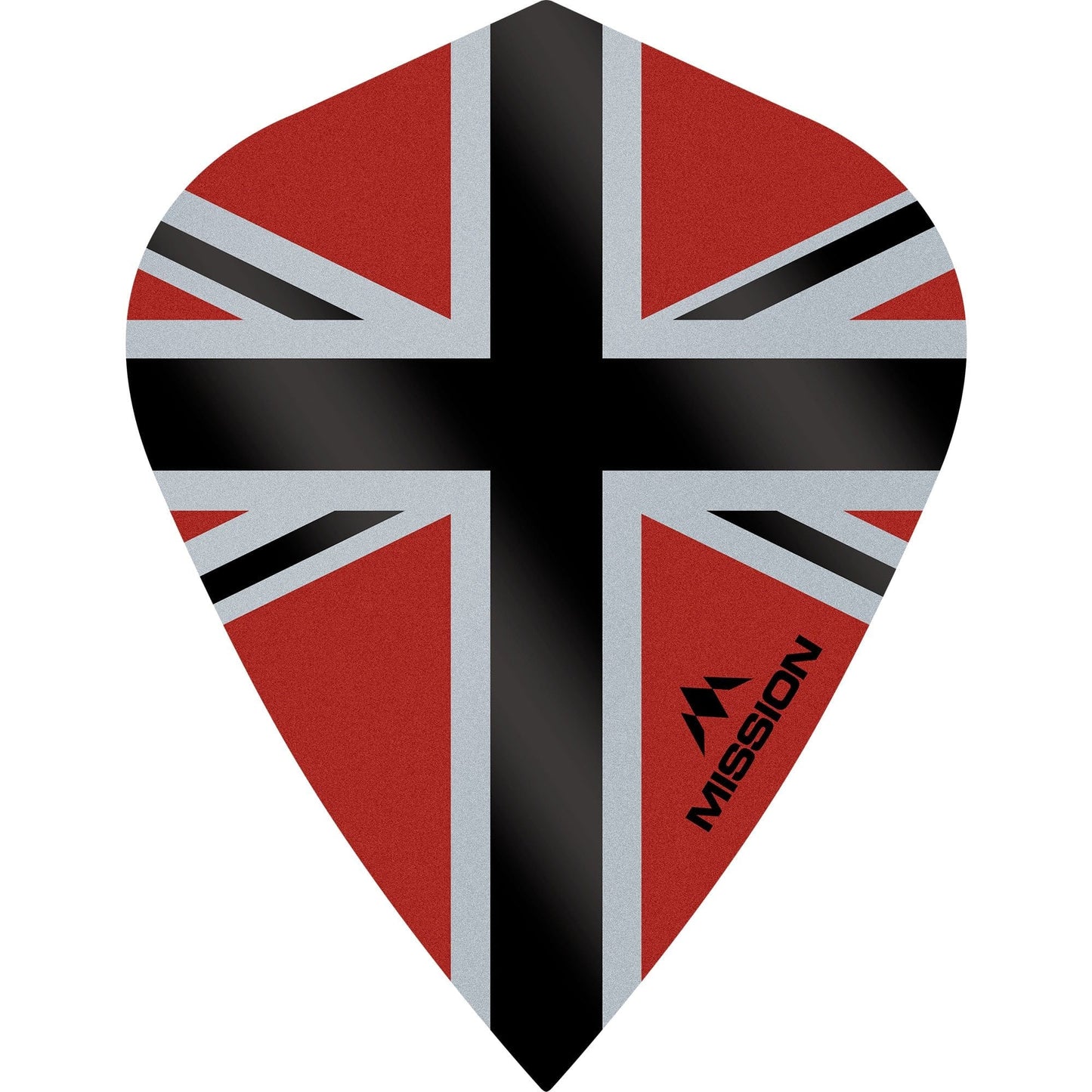 *Mission Alliance-X Union Jack Dart Flights - Kite Red Black