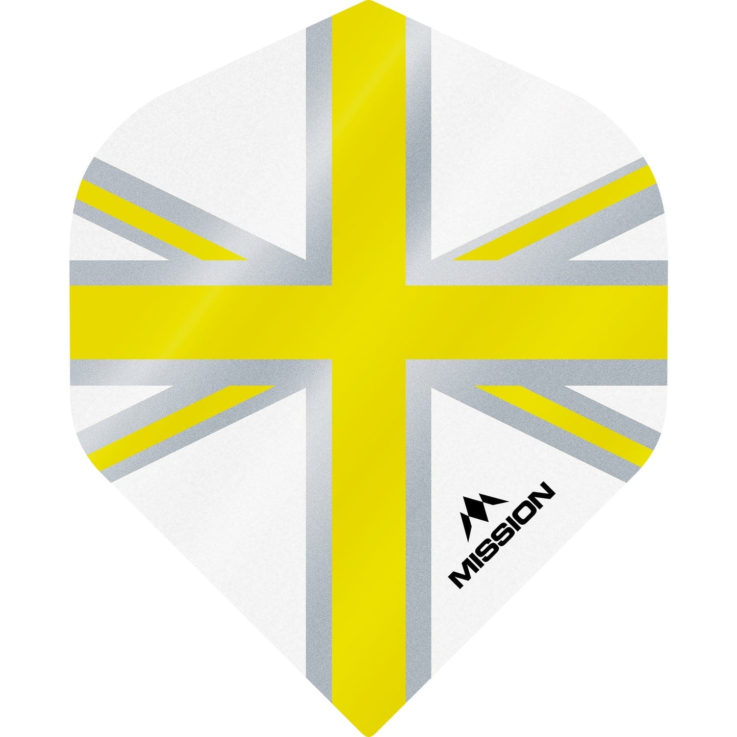 Mission Alliance Union Jack Dart Flights - No2 - Std - White White Yellow