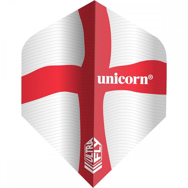Unicorn Ultrafly Dart Flights - 100 - Plus Std - St George Cross - Wave