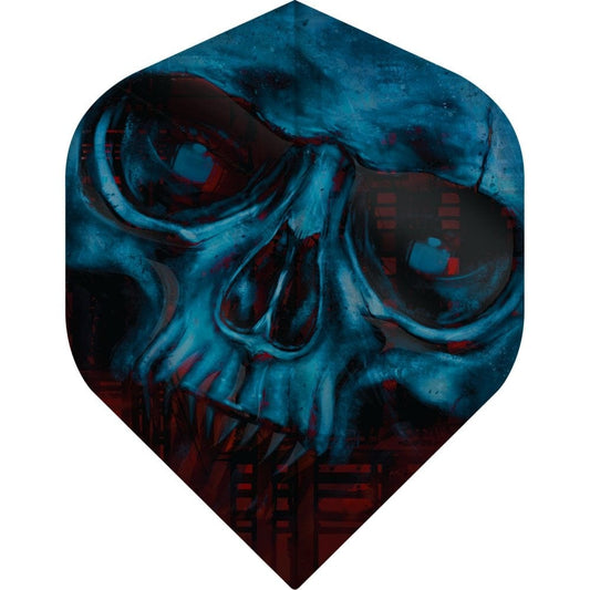 Designa Horror Show Dart Flights - No2 - Std - Zombie Skull
