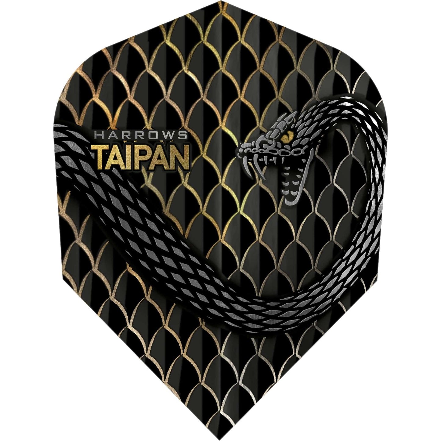 Harrows Taipan Dart Flights - No6 - Std Gold