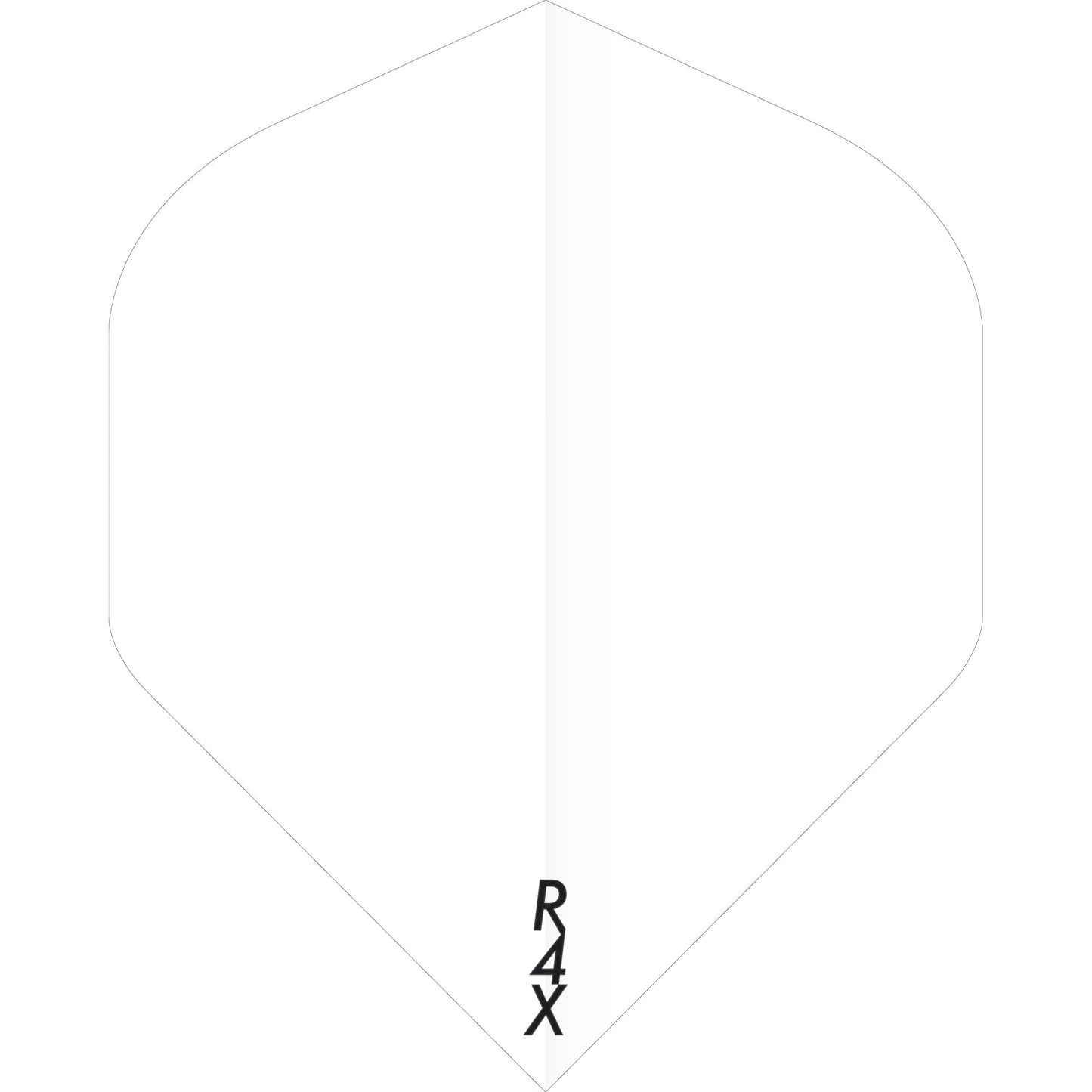 Ruthless R4X - Solid - Dart Flights - 100 Micron - No2 - Std White