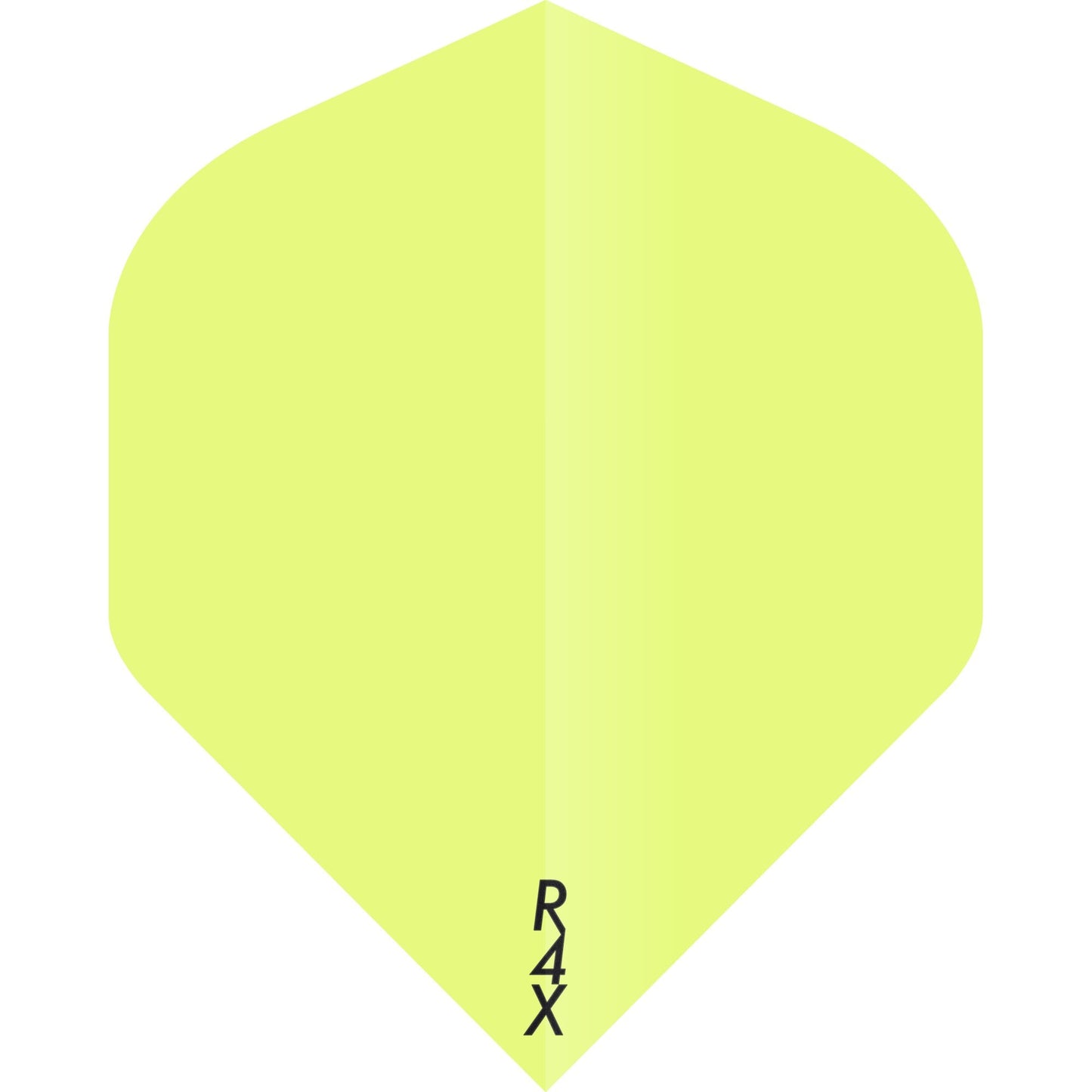 Ruthless R4X - Solid - Dart Flights - 100 Micron - No2 - Std Fluro Yellow