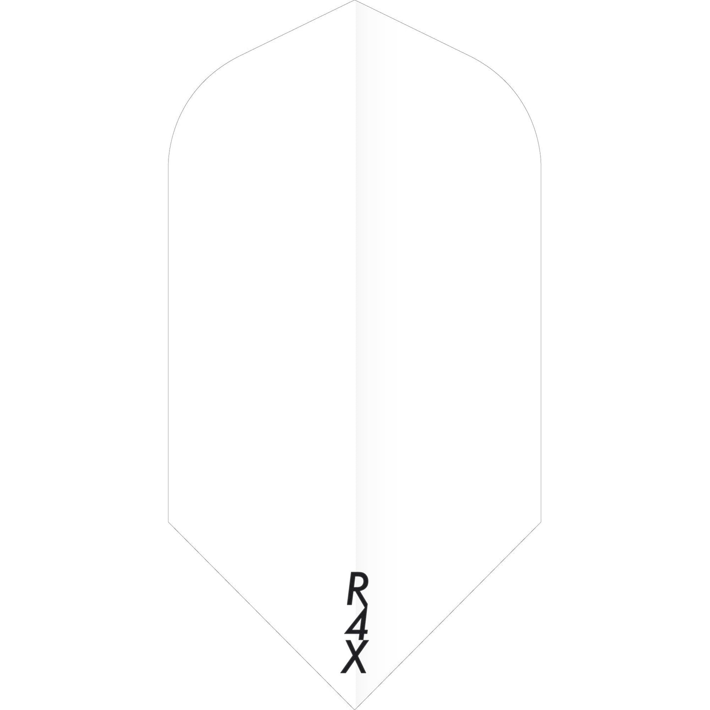 Ruthless R4X - Solid - Dart Flights - 100 Micron - Slim White