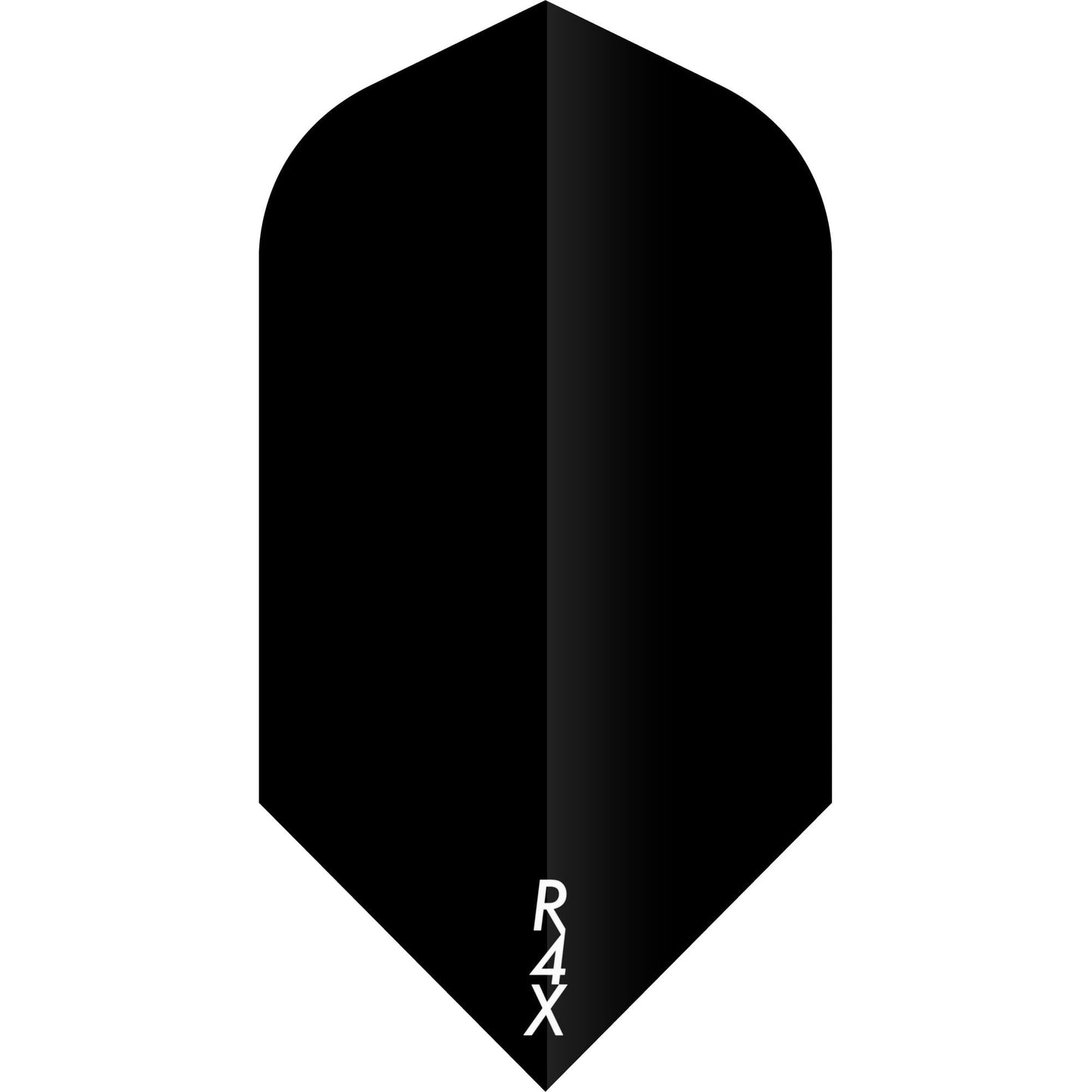 Ruthless R4X - Solid - Dart Flights - 100 Micron - Slim Black