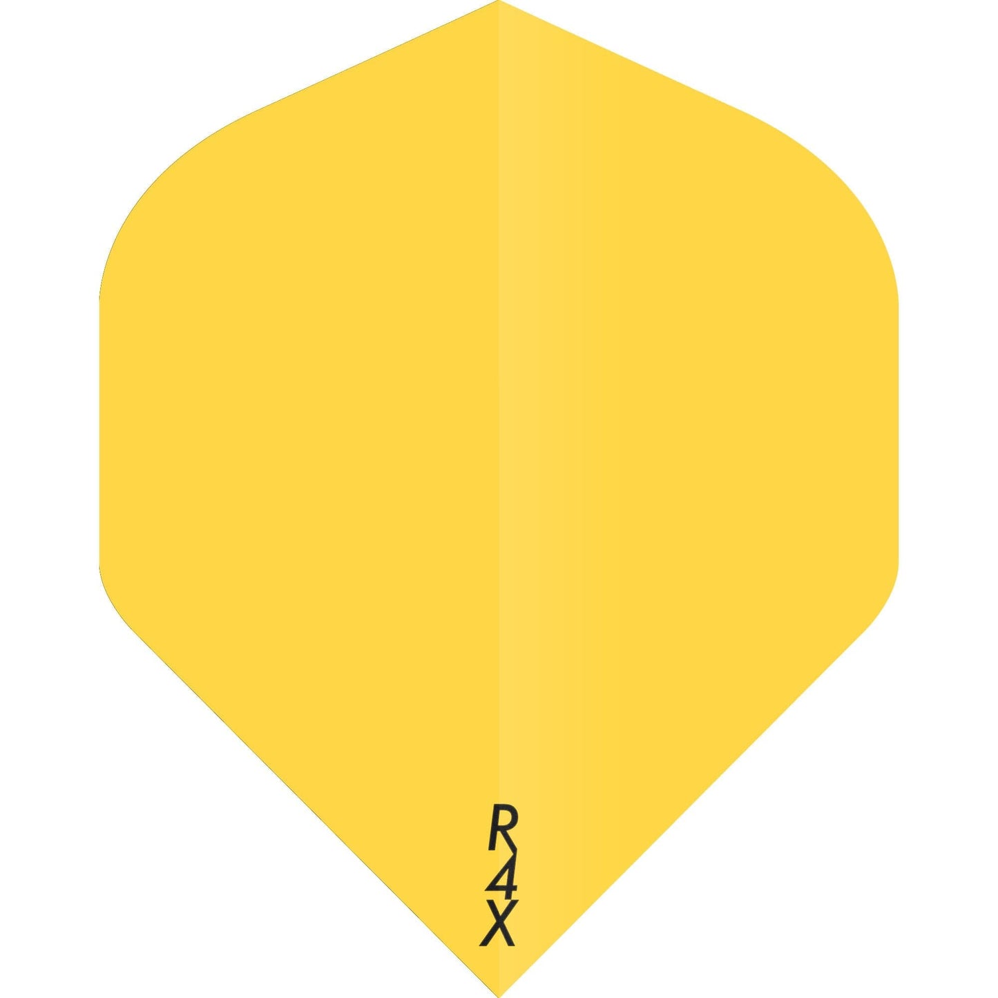Ruthless R4X - Transparent - Dart Flights - 100 Micron - No2 - Std Yellow