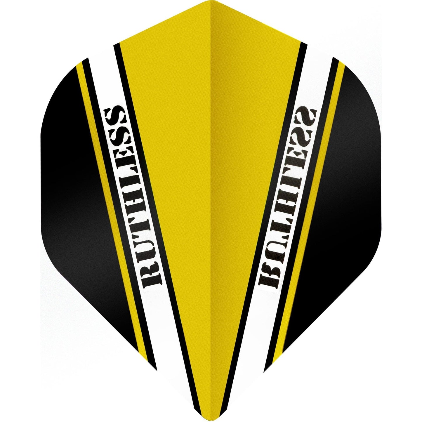 Ruthless - V100 Pro - Dart Flights - 100 Micron - No2 - Std Yellow