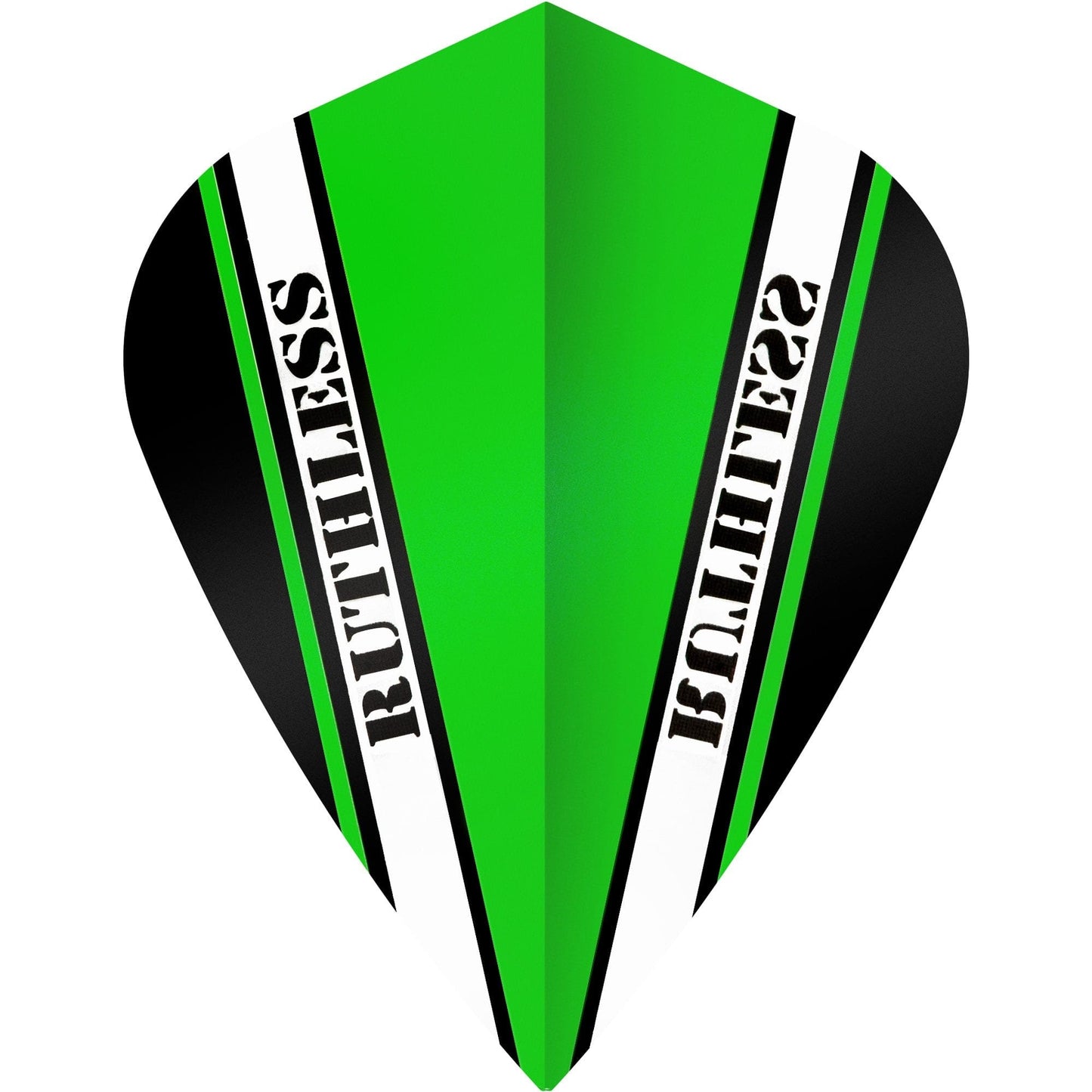 Ruthless - V100 Pro - Dart Flights - 100 Micron - Kite Green