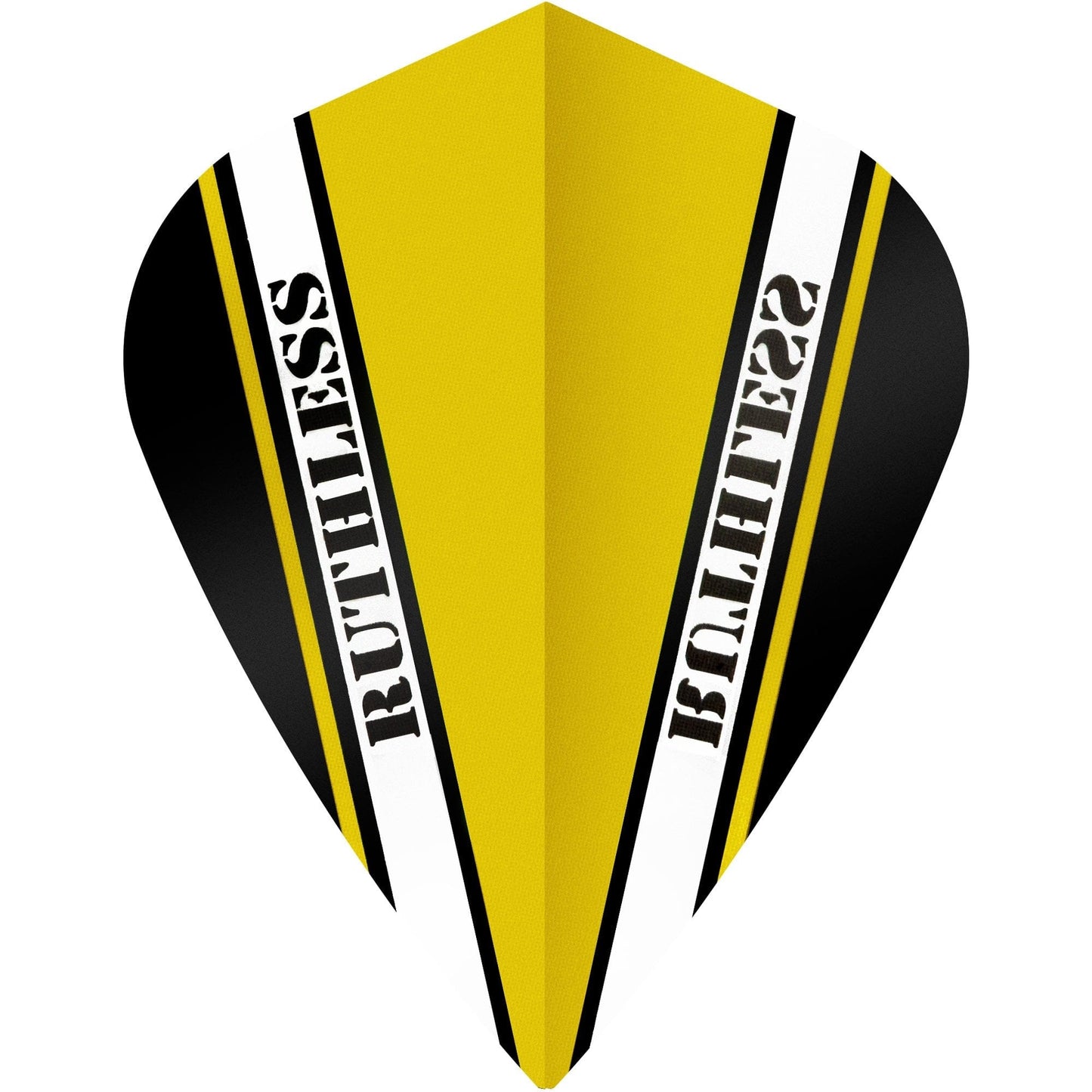 Ruthless - V100 Pro - Dart Flights - 100 Micron - Kite Yellow