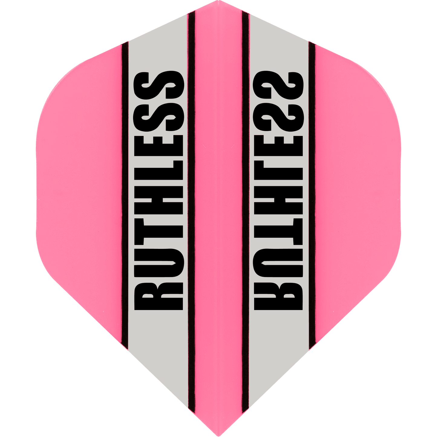 Ruthless - Clear Panel - Dart Flights - 100 Micron - No2 - Std Pink