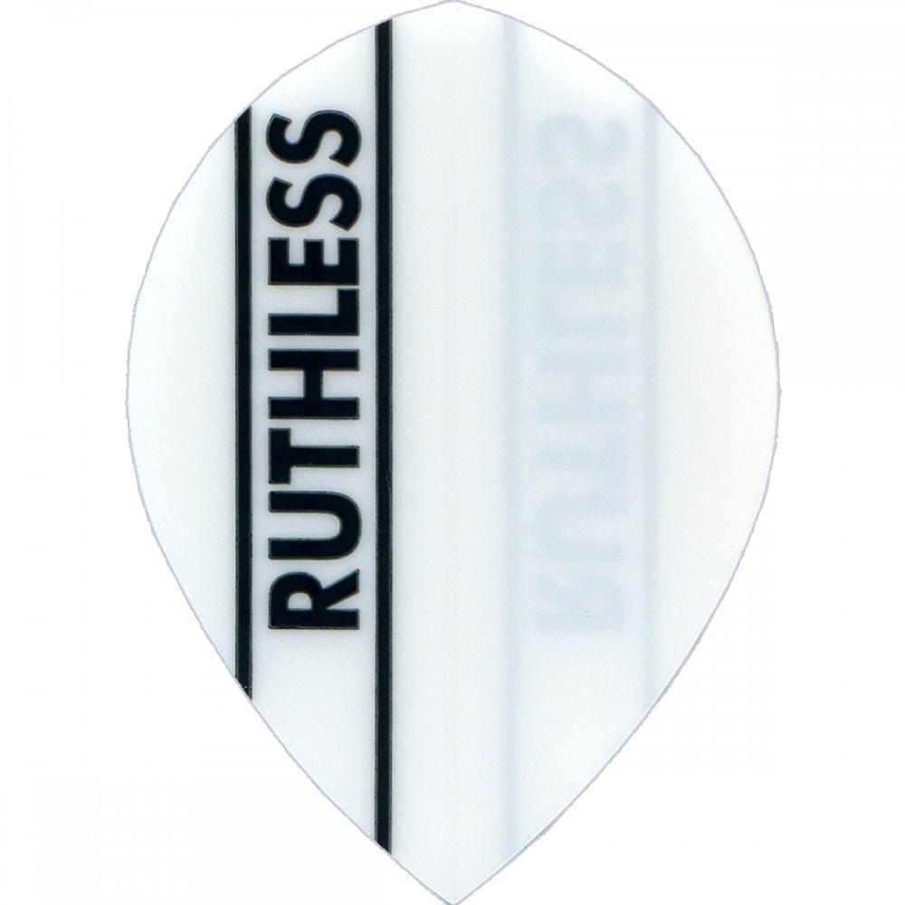 Ruthless - Solid Panel - Dart Flights - 100 Micron - Pear White