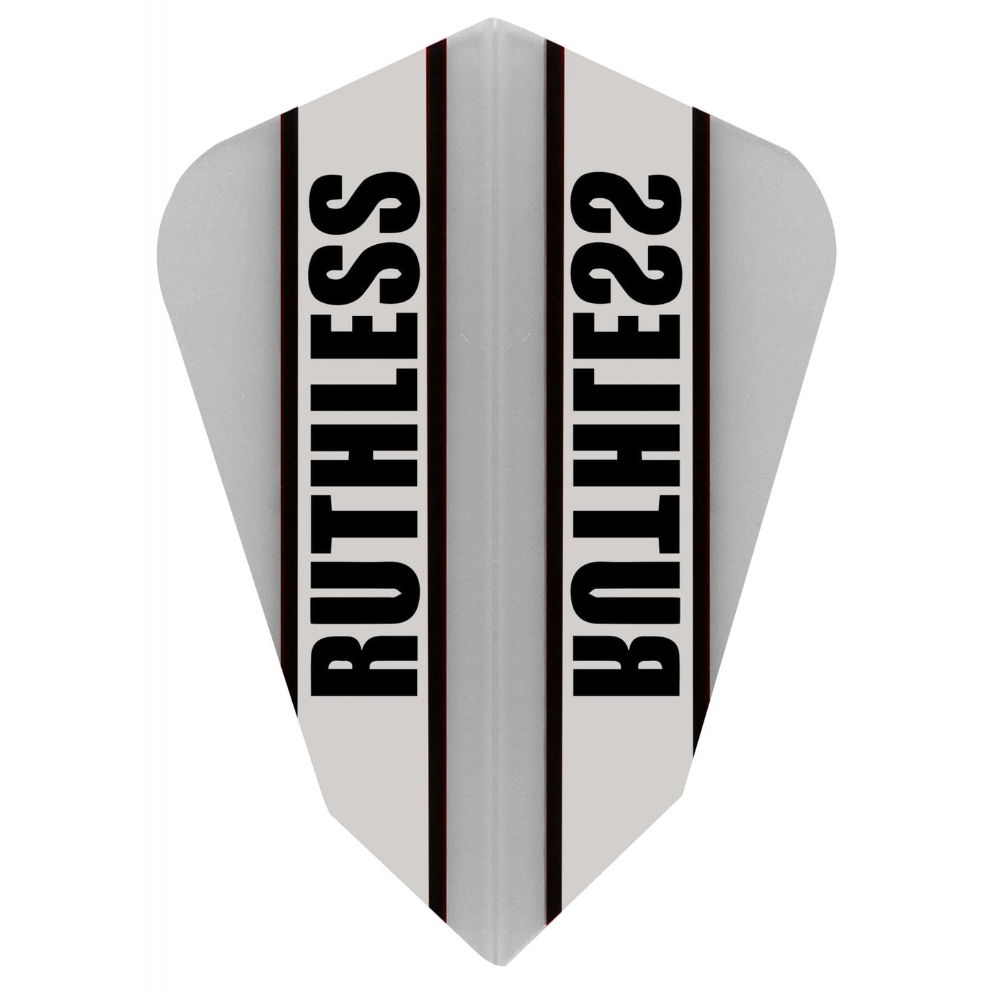 Ruthless - Clear Panel - Dart Flights - 100 Micron - Fantail Clear