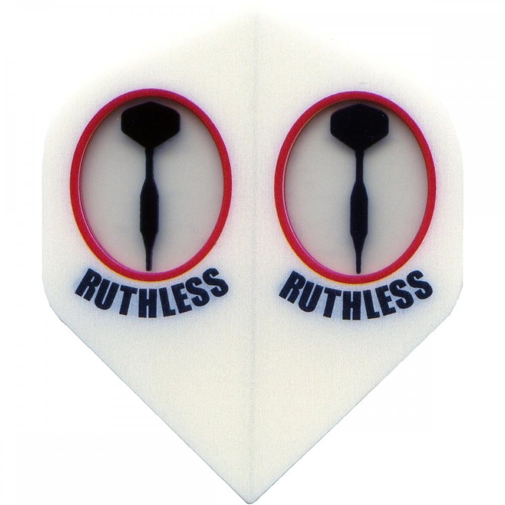 Ruthless - Window Dart - Dart Flights - 100 Micron - No2 - Std White