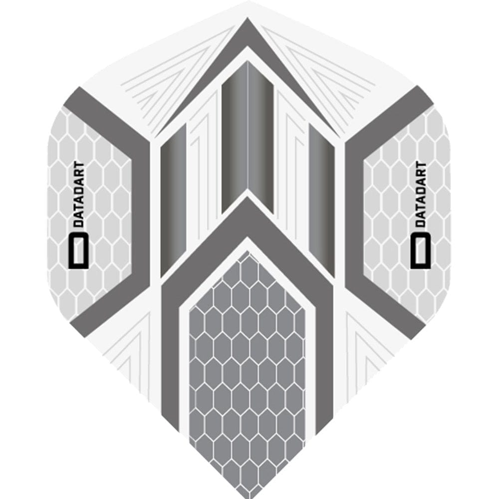 Datadart Dart Flights - Hex - No2 - Std - Grey Grey Clear