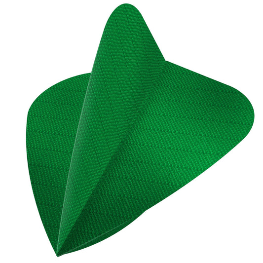 *Designa Dart Flights - Fabric Rip Stop Nylon - Longlife - Kite - Forest Green