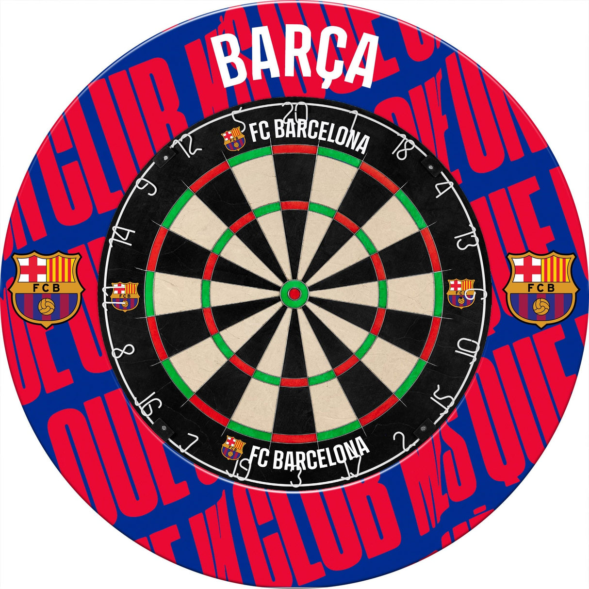 FC Barcelona - Official Licensed BARÇA - Dartboard Surround - S1 - Word Crest BARÇA
