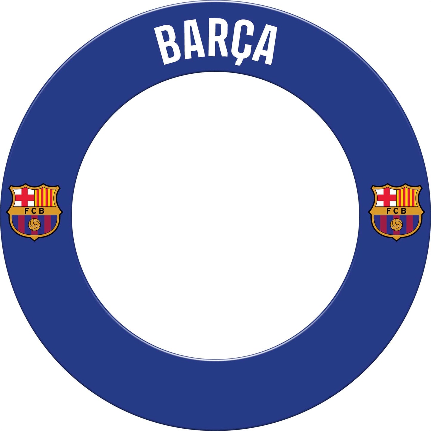 FC Barcelona - Official Licensed BARÇA - Dartboard Surround - S4 - Blue BARÇA
