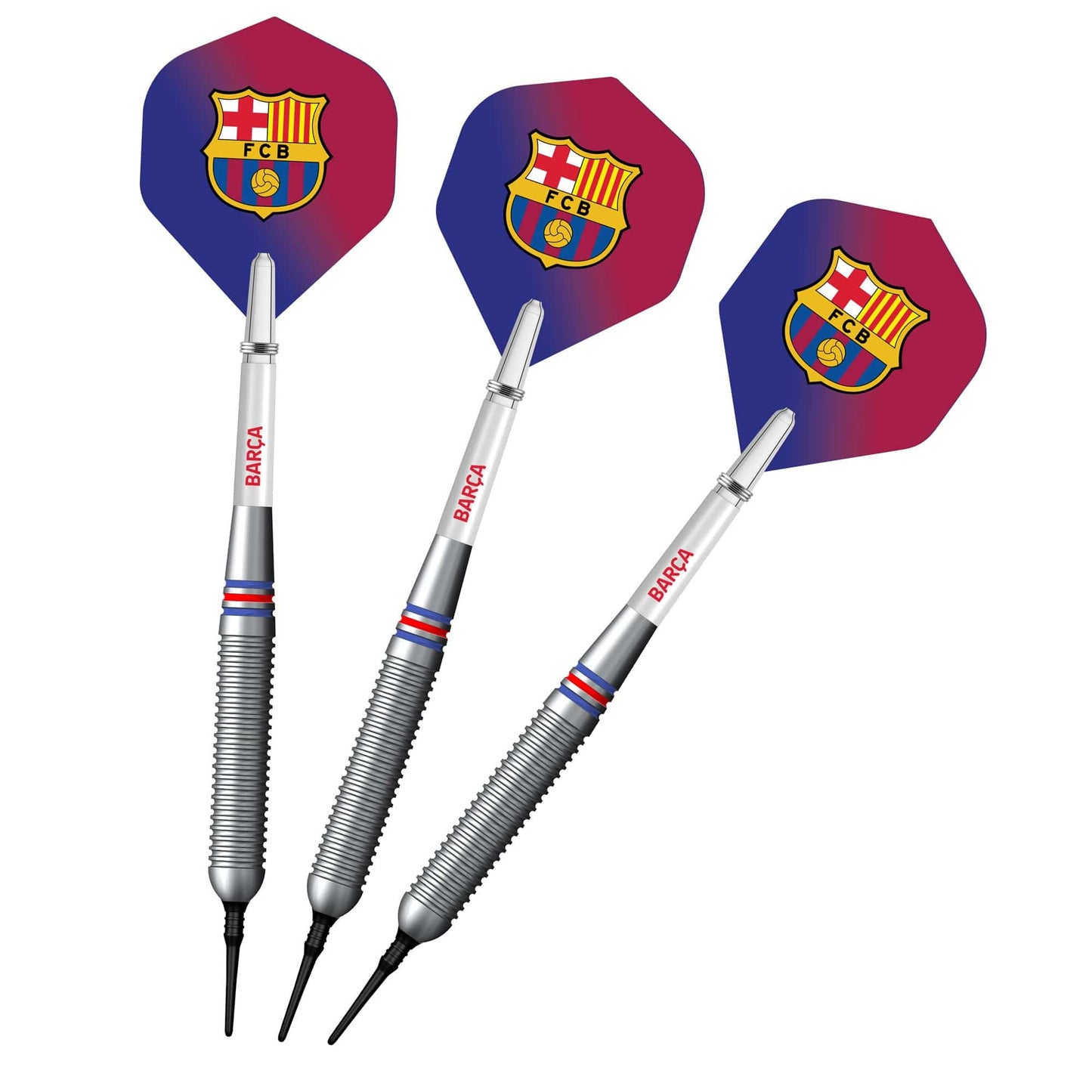 FC Barcelona - Official Licensed BARÇA - Soft Tip Darts - Brass - BARÇA - 18g 18g