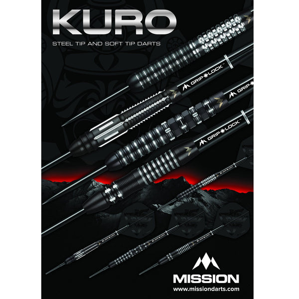 *Mission Darts - Poster - A2 - 594mm x 420mm - Kuro