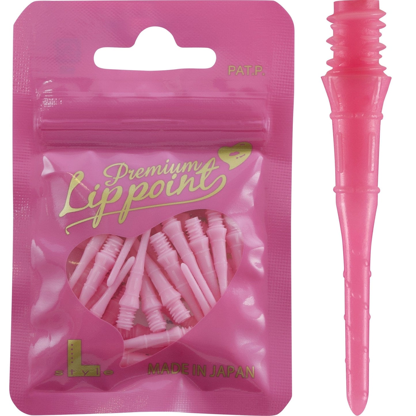 L-Style Premium LipPoint - Spare Tips - Lip Points - 2ba - Pack 30 Pink