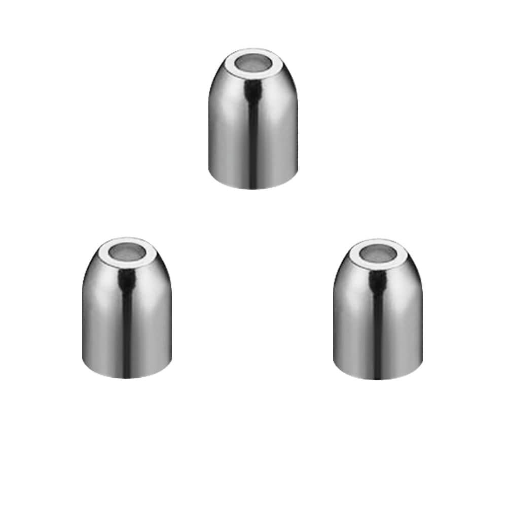 L-Style - Premium Metal Champagne Rings - Pack 3 Silver
