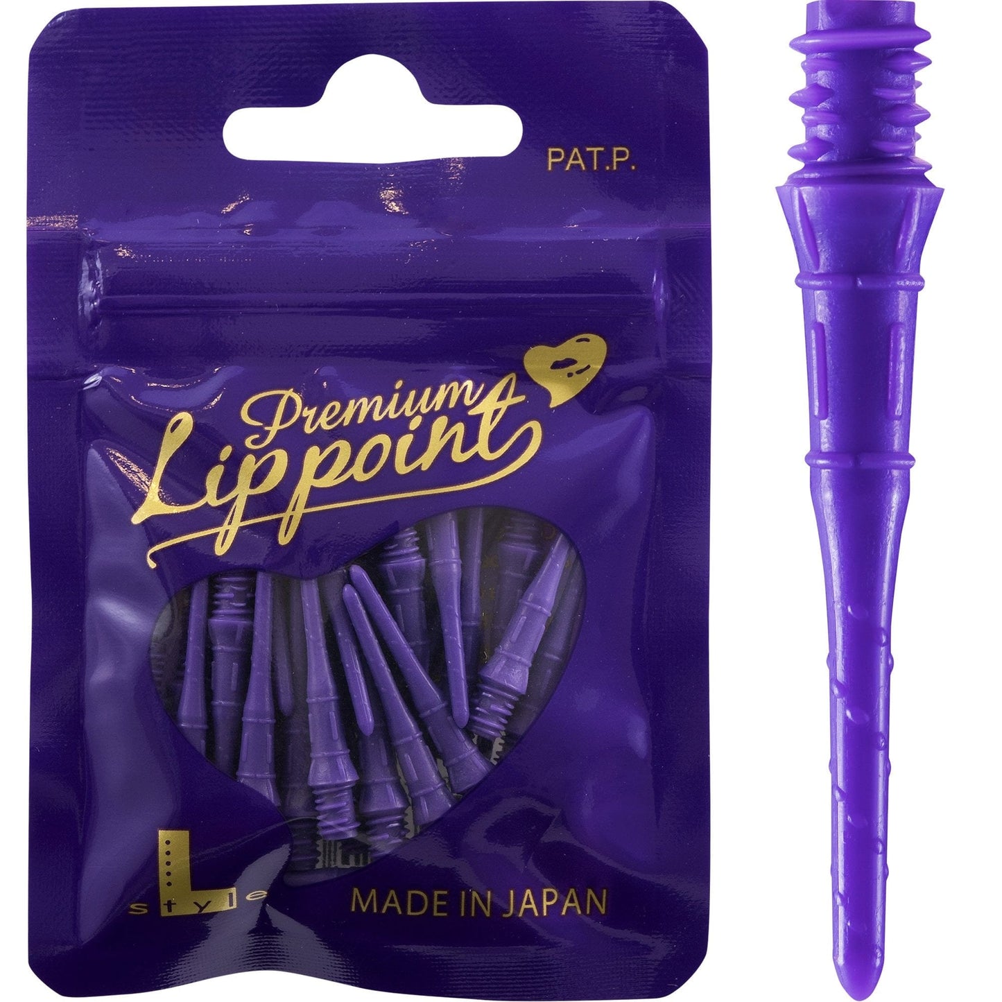 L-Style Premium LipPoint - Spare Tips - Lip Points - 2ba - Pack 30 Purple