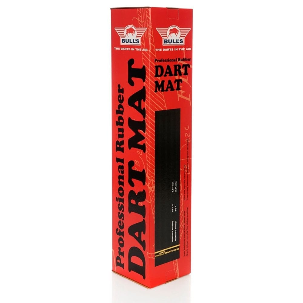 Darts Mat Bulls Heavy Duty Rubber - 300cm X 60cm - With Built In Oche