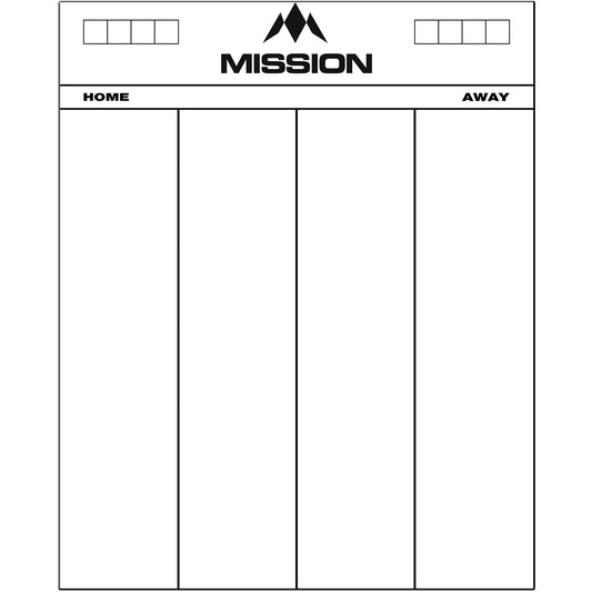 Mission Marker Boards - Drywipe Scoreboard - Whiteboard - 501