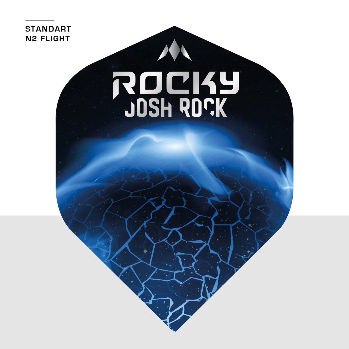 Mission Solo Dart Flights - 100 Micron - No2 - Std - Josh Rock - Rocky