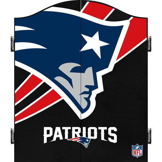 NFL - Dartboard Cabinet - Official Licensed - New England Patriots