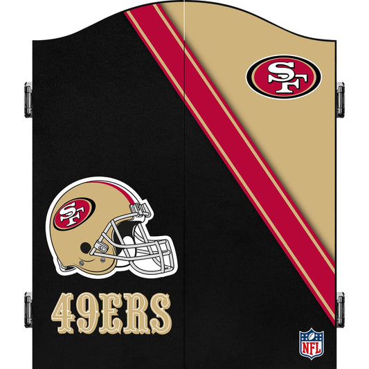 NFL - Dartboard Cabinet - Official Licensed - San Francisco 49ers