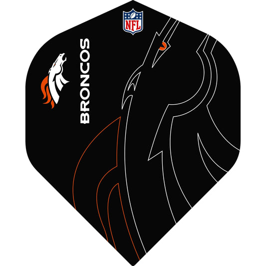 NFL - Dart Flights - Official Licensed - No2 - Std - Denver Broncos