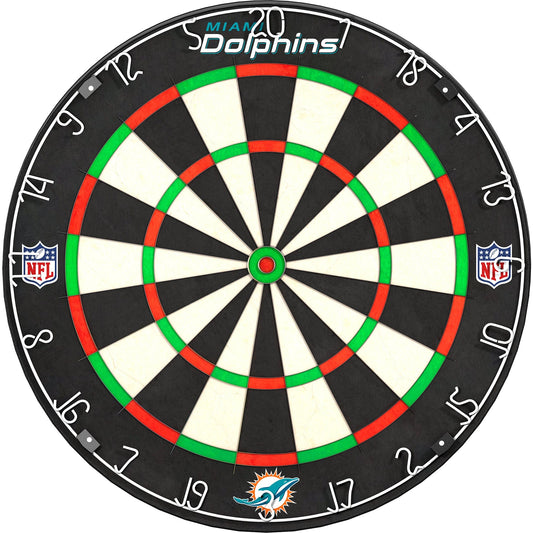NFL - Professional Dartboard - Official Licensed - Miami Dolphins