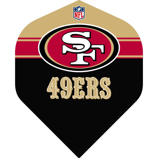 NFL - Dart Flights - Official Licensed - No2 - Std - San Francisco 49ers