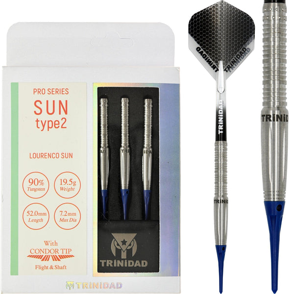 Trinidad Pro - Soft Tip Darts - Lourenco Sun - Sun Type2 - 21g