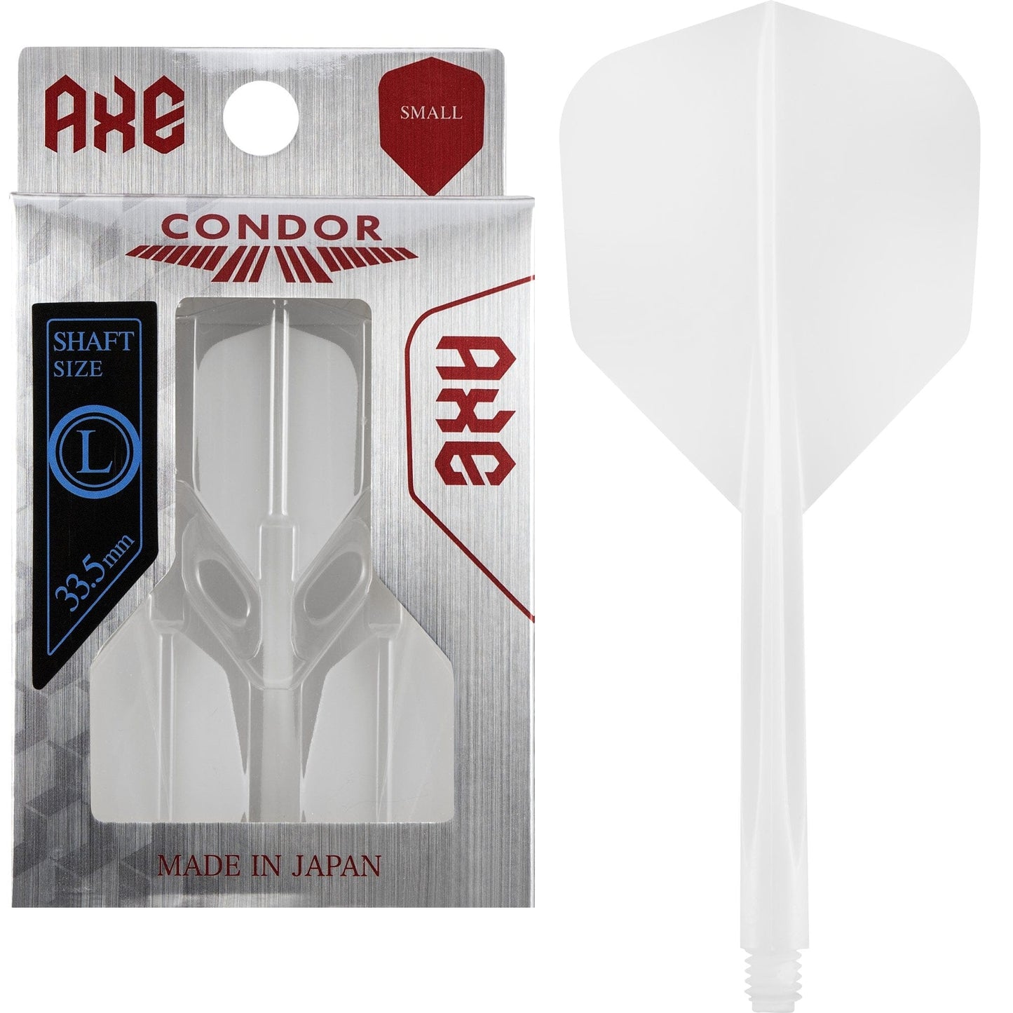 Condor AXE Dart Flights - Small - White Long