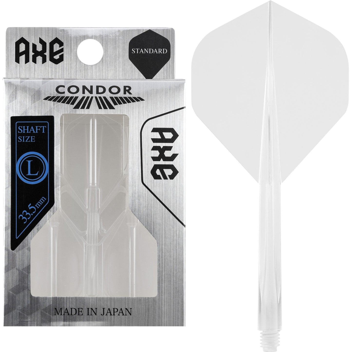 Condor AXE Dart Flights - Standard - Clear
