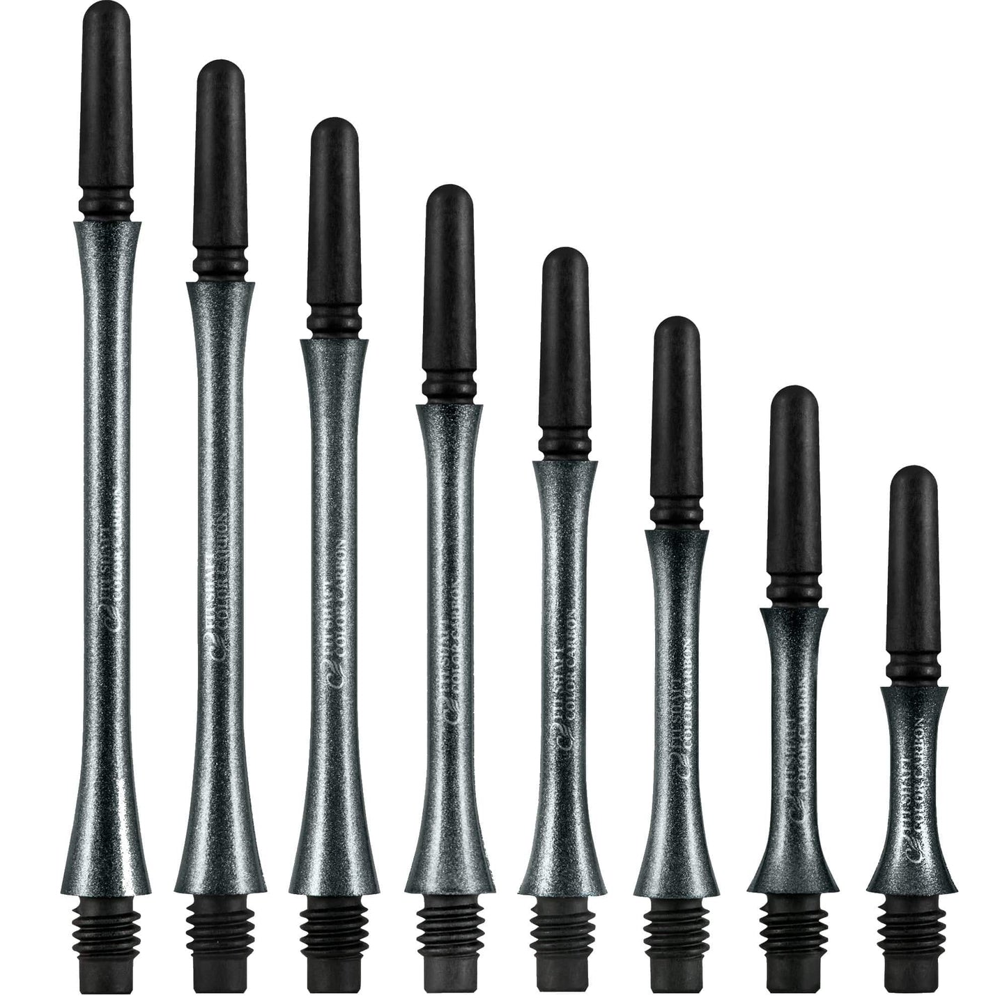 Cosmo Fit Shaft Carbon - Spinning - Slim - Pearl Black - Pack 4 Cosmo Size 1 - 13mm