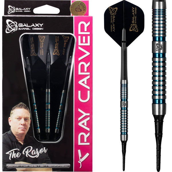 *Galaxy Ray Carver Darts - Soft Tip - The Razor - Blue