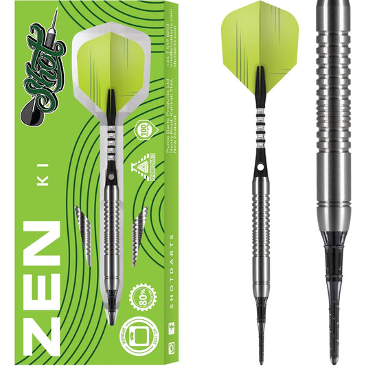 Shot Zen Series - Soft Tip Tungsten Darts - Ki 18g