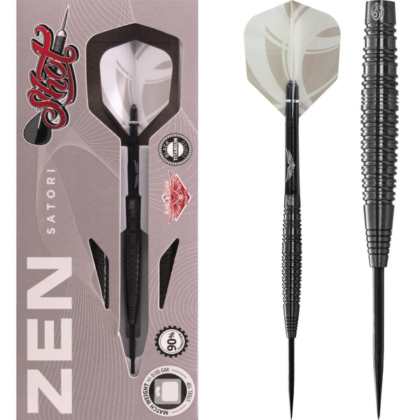 Shot Zen Series - Steel Tip Tungsten Darts - Satori