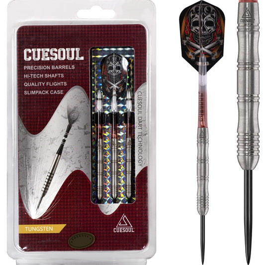 Cuesoul - Steel Tip Tungsten Darts - Traditional - Scallop - 22g PERS