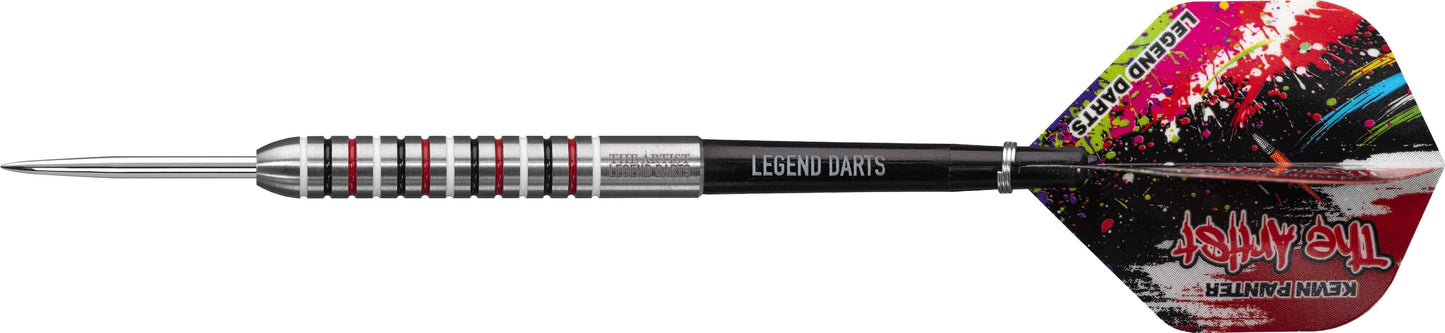 Legend Darts - Steel Tip - 90% Tungsten - Ringed - The Artist - Kevin Painter