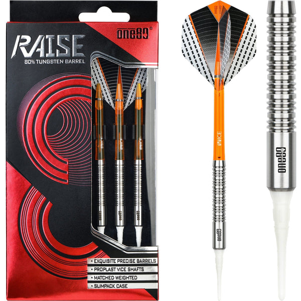 One80 Raise UK Darts - Soft Tip - Ringed