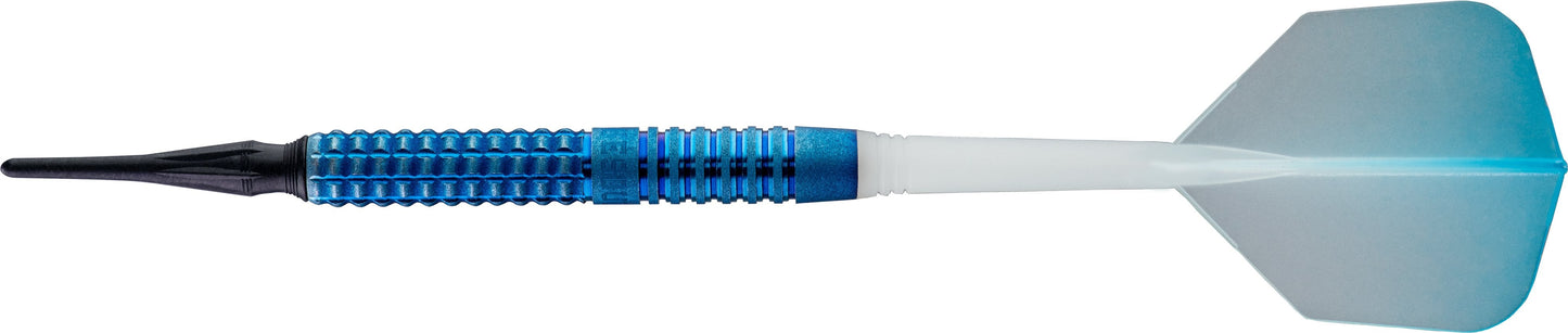 Cuesoul - Soft Tip Tungsten Darts - Blue Cocktail - Oil Paint Finish 20g